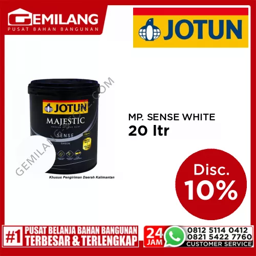 JOTUN MAJESTIC PERFECT SENSE WHITE 20ltr