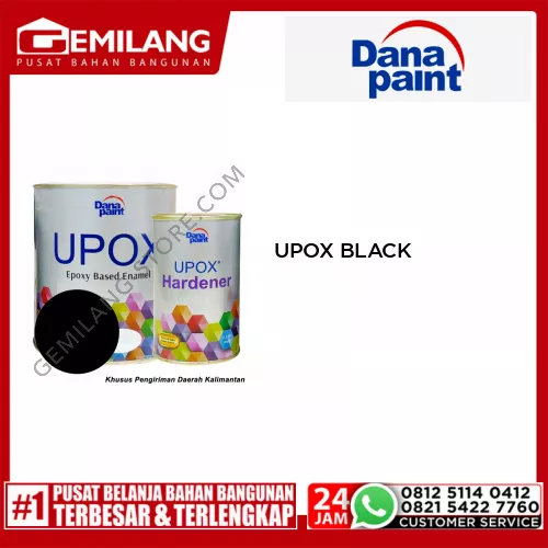 UPOX BLACK 0.9ltr