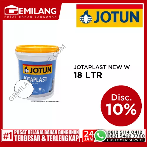 JOTUN JOTAPLAST NEW WHITE 18ltr
