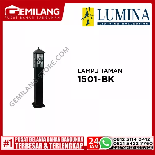 LAMPU TAMAN 1501-BK BLK