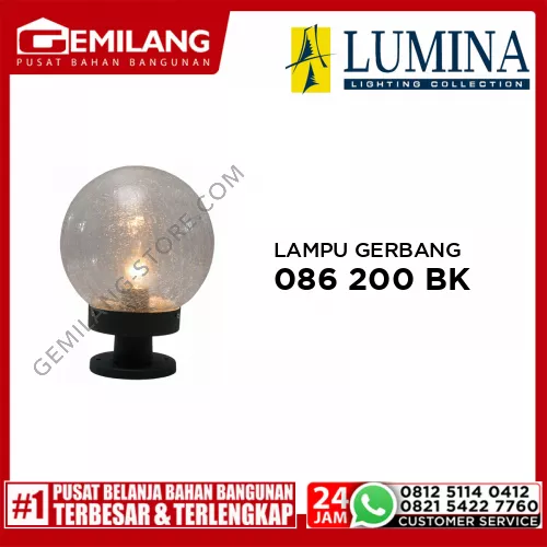 LAMPU GERBANG 8086 200 BK