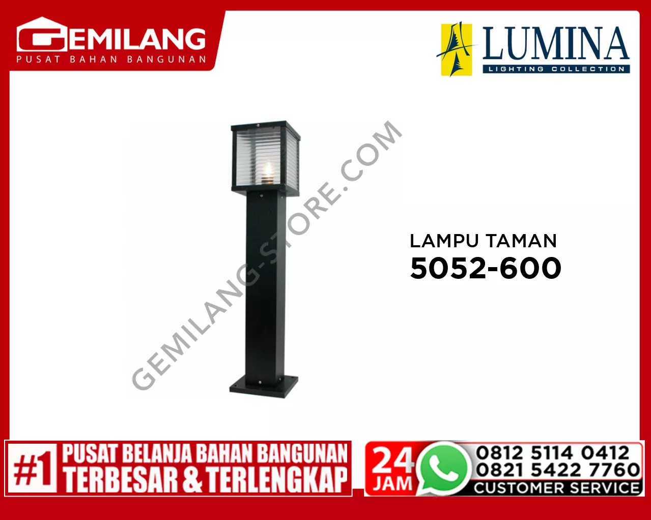 LAMPU TAMAN 5052-600-BJ