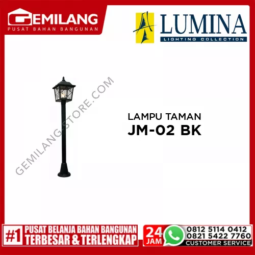LAMPU TAMAN JM-02 BK