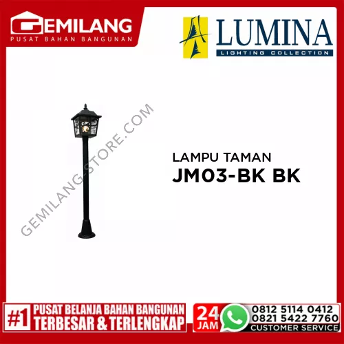 LAMPU TAMAN JM03-BK BK