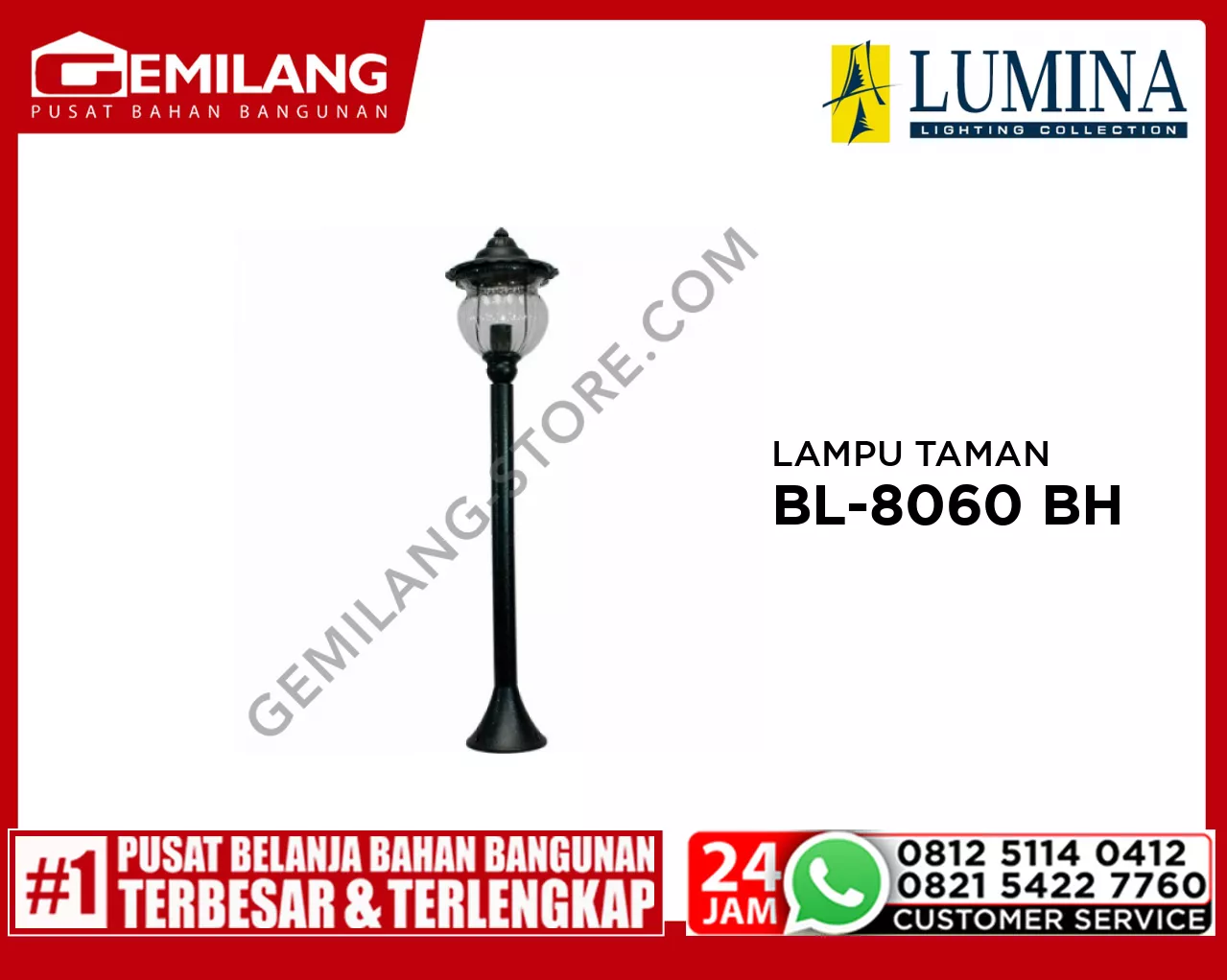 LAMPU TAMAN BL-8060 BH