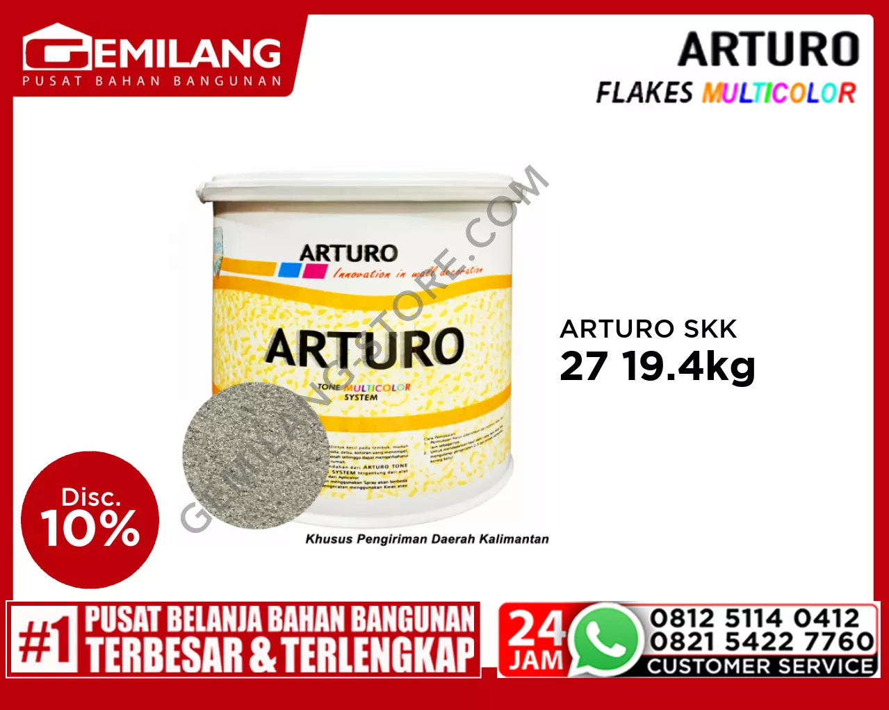 ARTURO FLAKES MULTICOLOR SKK 27 19.4kg