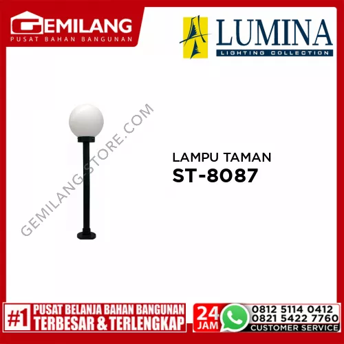LAMPU TAMAN ST-8087-200 BK