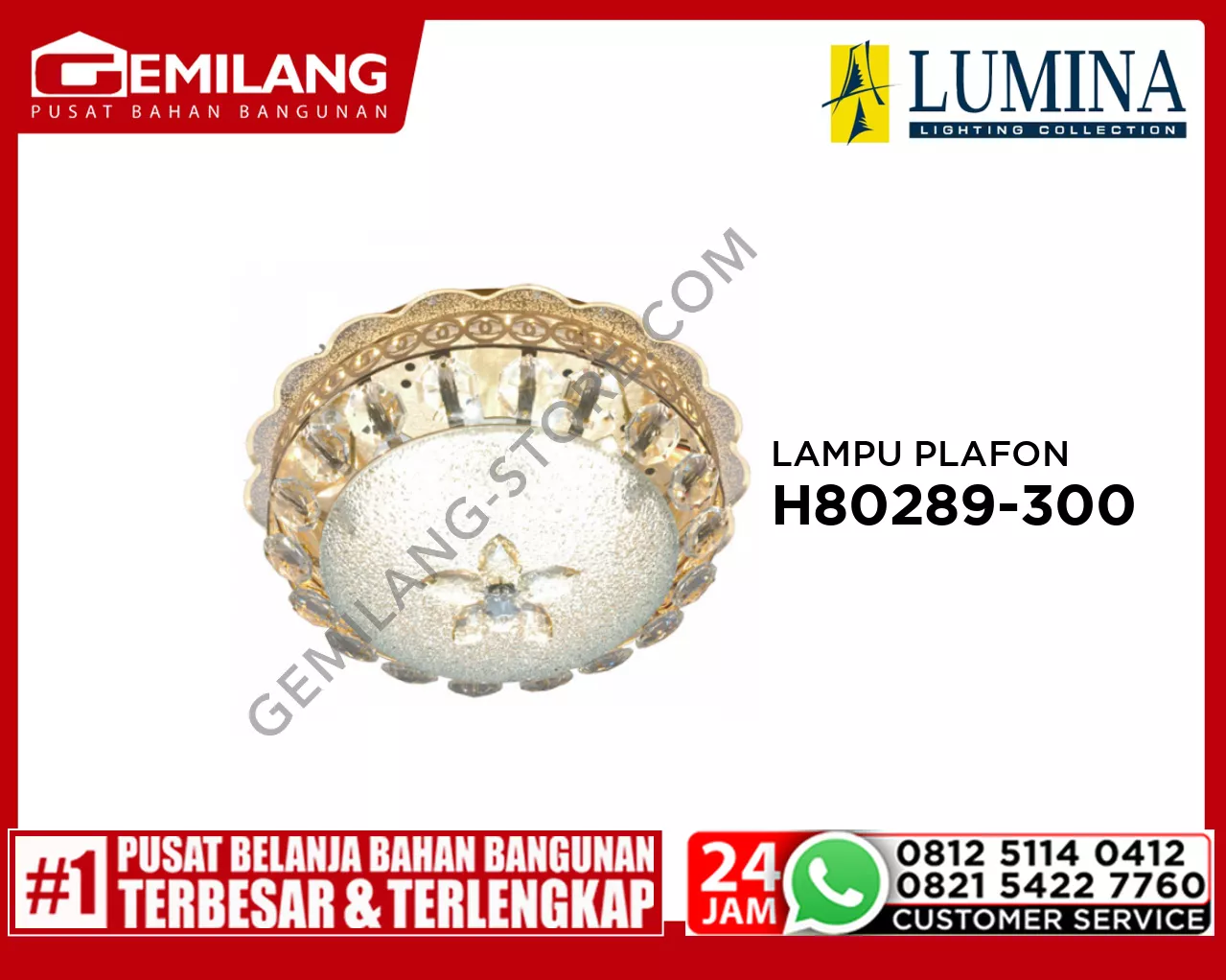 LAMPU PLAFON H 80289-300