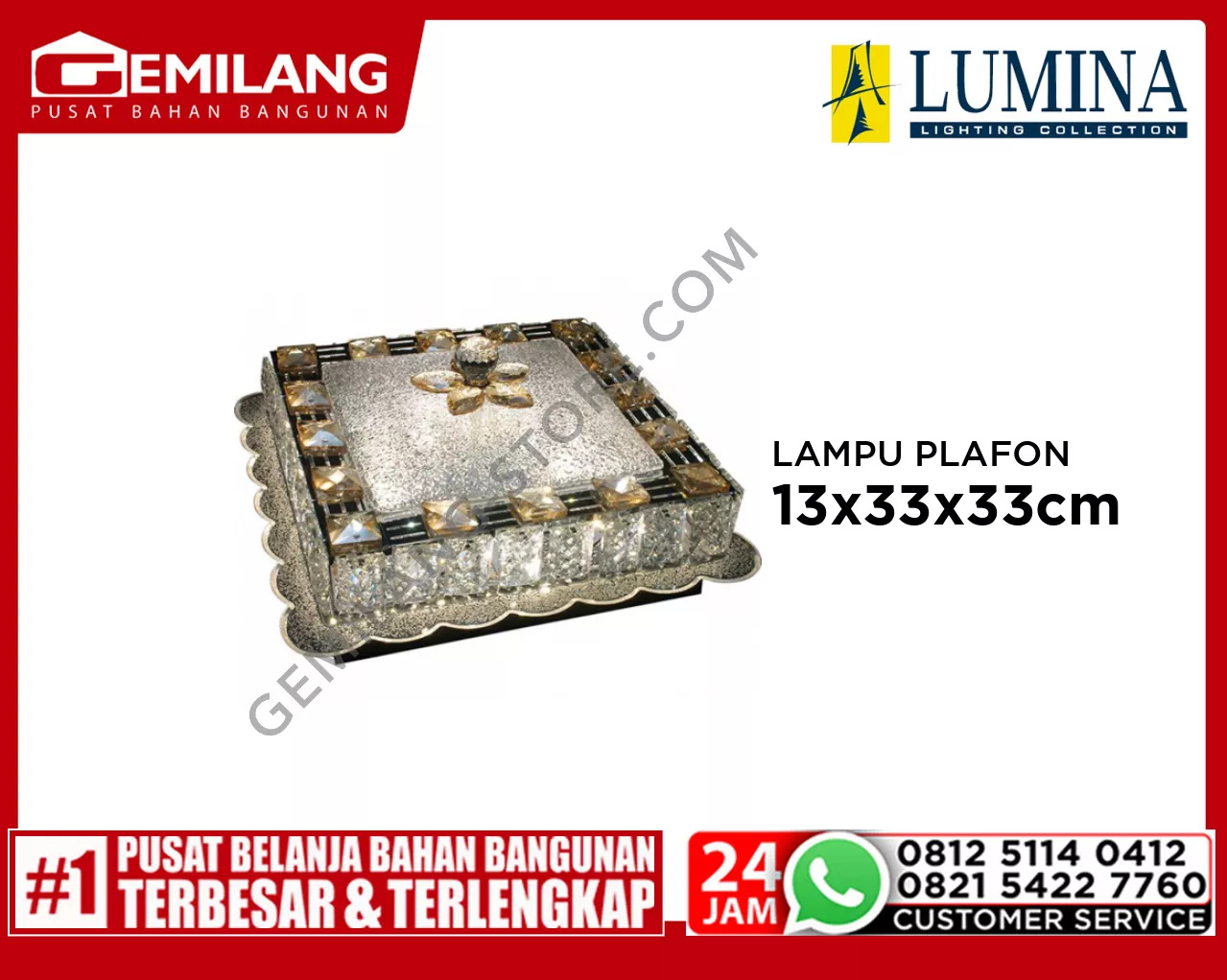 LAMPU PLAFON H 80289-300 x 300 A