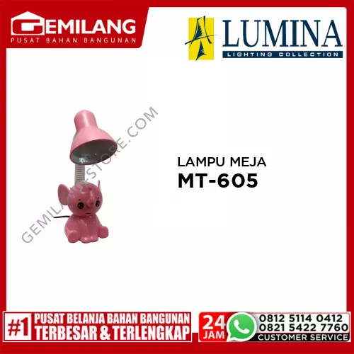 LAMPU MEJA MT-605 PINK