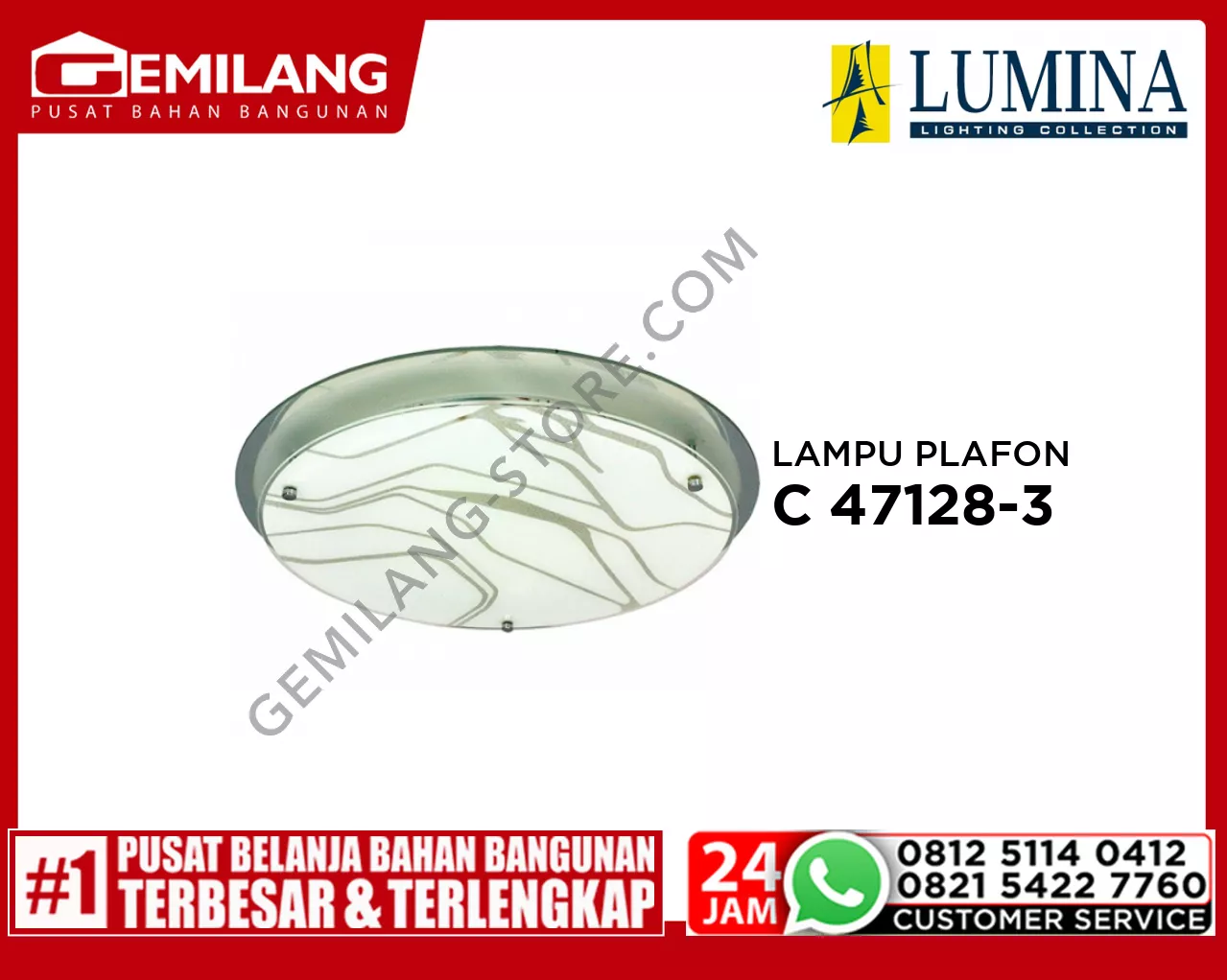 LAMPU PLAFON C 47128-3