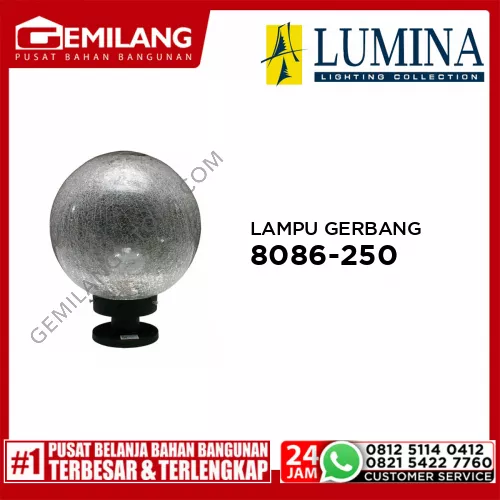 LAMPU GERBANG 8086-250 BK