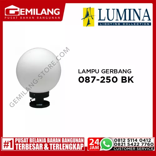 LAMPU GERBANG 8087-250 BK