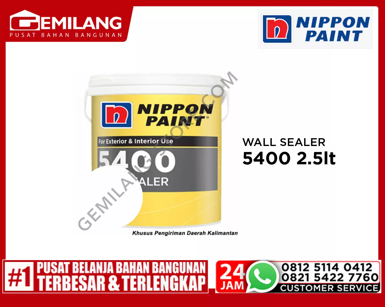 NIPPON WALL SEALER 5400 2.5ltr
