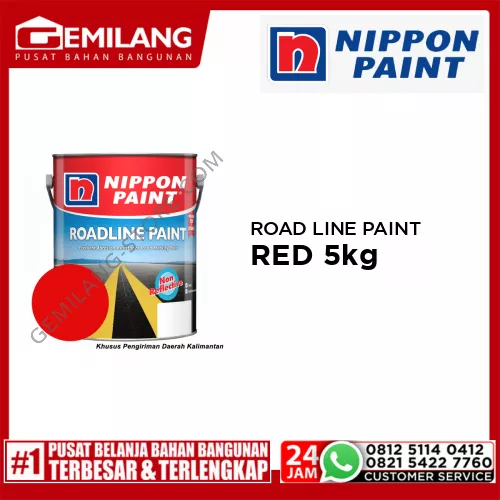 NIPPON ROAD LINE PAINT RED 5kg