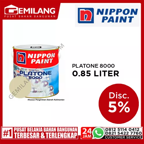 NIPPON PLATONE 8000 BS3033 OFF WHITE 0.85ltr