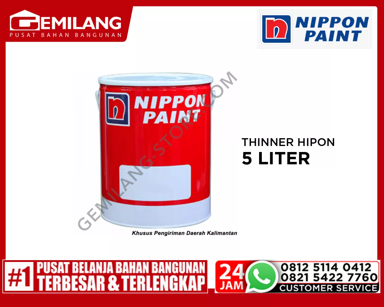 NIPPON THINNER HIPON 5ltr