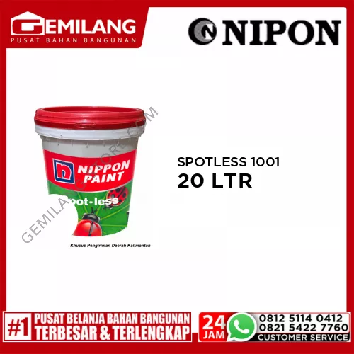 NIPPON SPOTLESS 1001 BRILLIANT WHITE 20ltr
