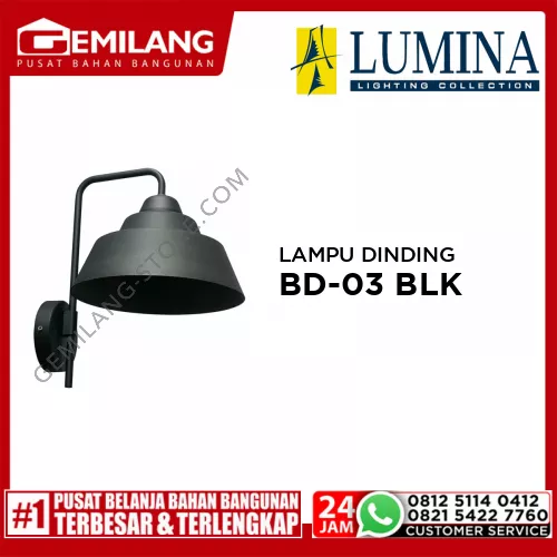 LAMPU DINDING BD-03 BLK