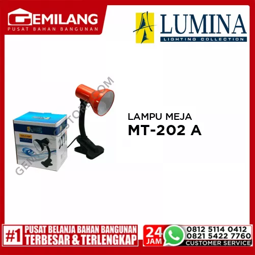 LAMPU MEJA MT-202 A RED