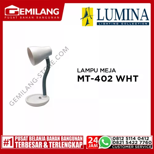 LAMPU MEJA MT-402 WHITE