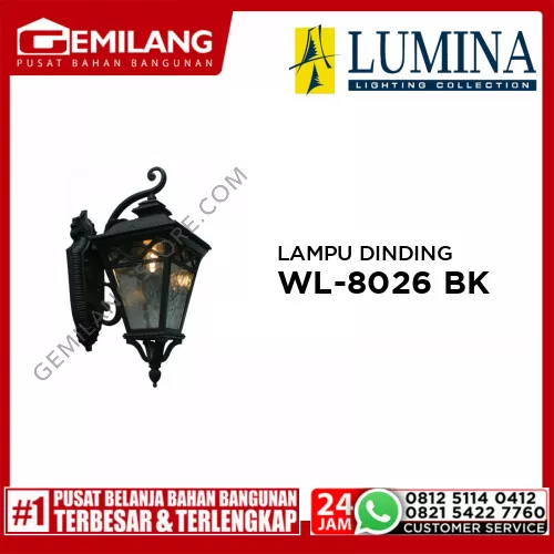 LAMPU DINDING WL-8026 BK