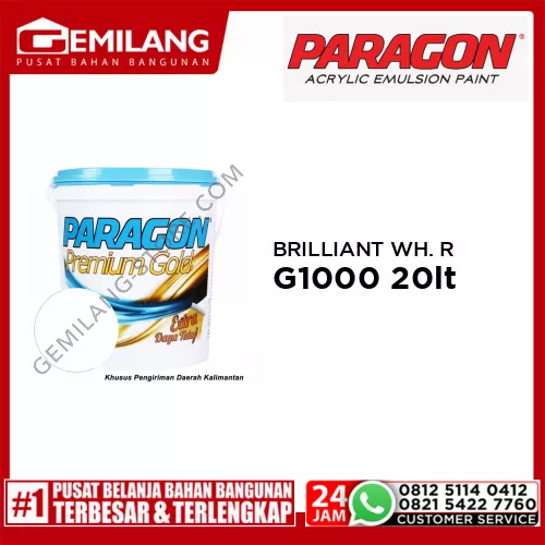 PARAGON PREM GOLD BRILLIANT WHITE R G1000 20ltr