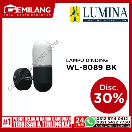 LAMPU DINDING WL-8089 BK