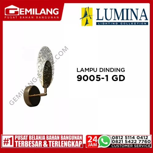 LAMPU DINDING 9005-1 GOLD
