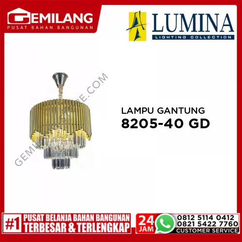 LAMPU GANTUNG 8205-400 GD