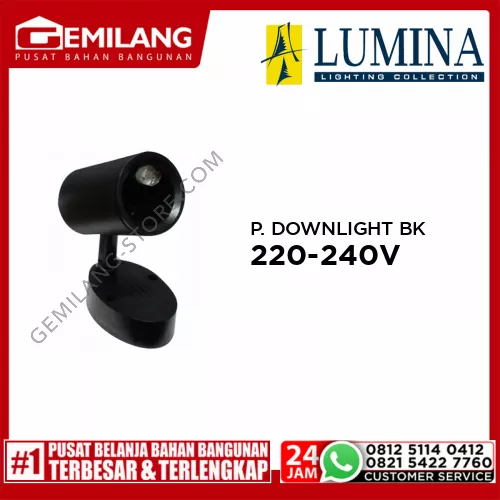 POWER DOWNLIGHT C1619-PA-16 BK