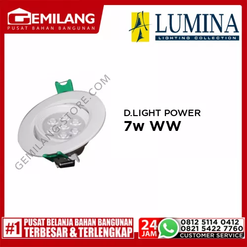 DOWNLIGHT POWER LED D-1503/7w W.WHT