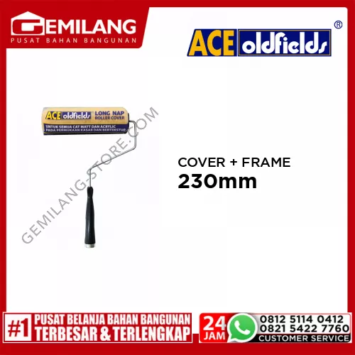 ACE OLDFIELDS COVER + FRAME LONG NAP 230mm