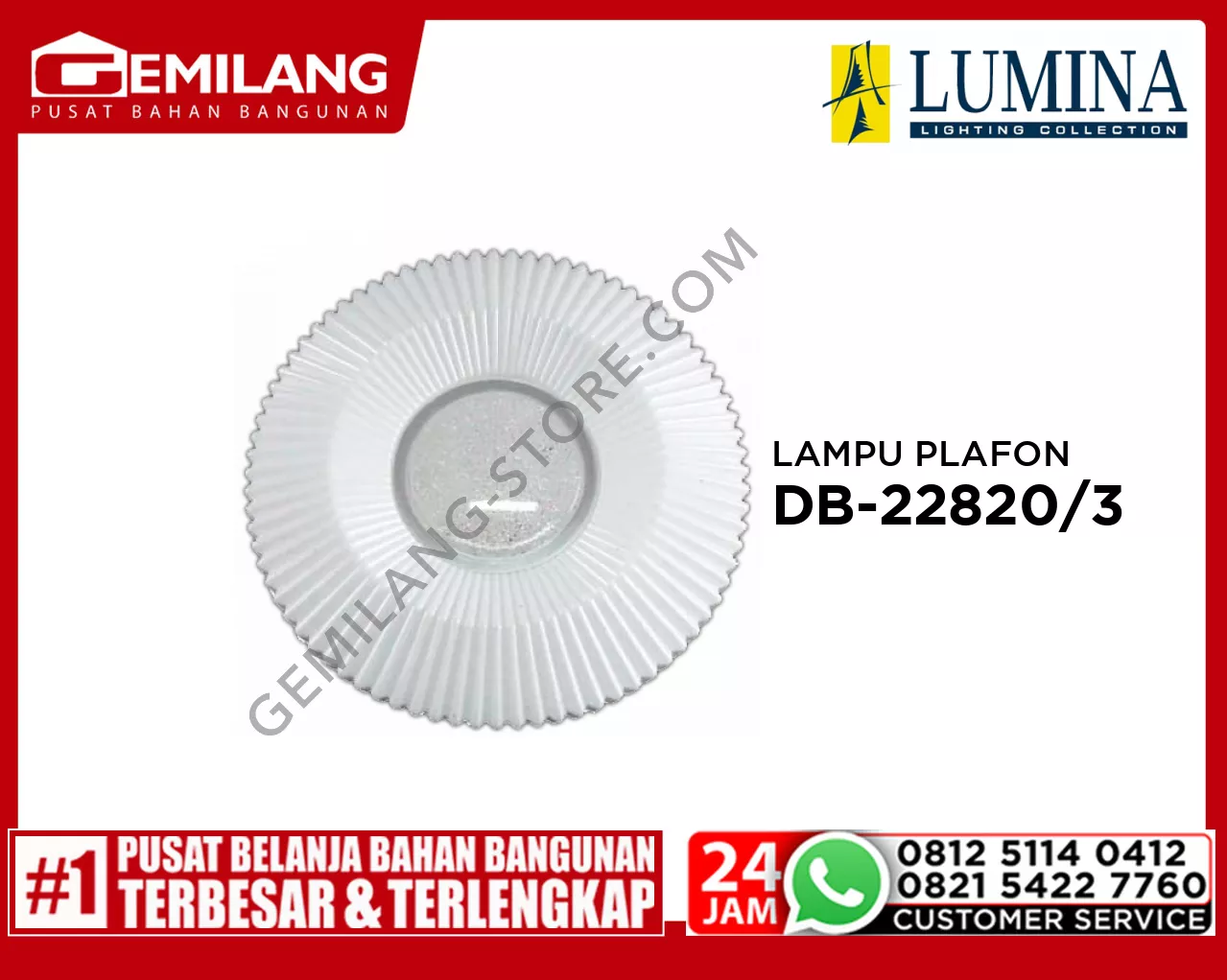 LAMPU PLAFON DB-22820/300