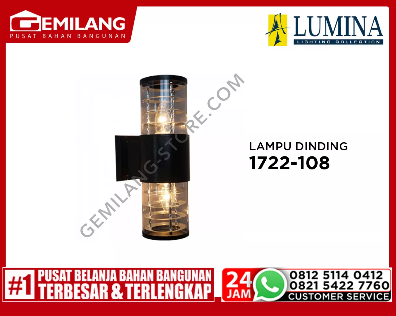 LAMPU DINDING 1722-108 BH