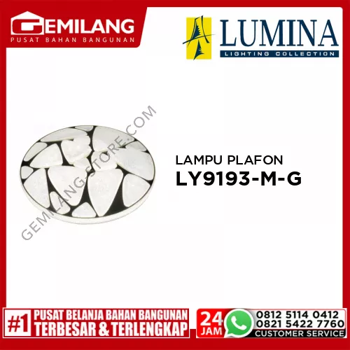 LAMPU PLAFON LY9193-M-GD