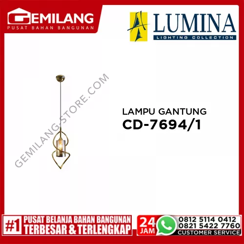 LAMPU GANTUNG CD-7694/1 GD