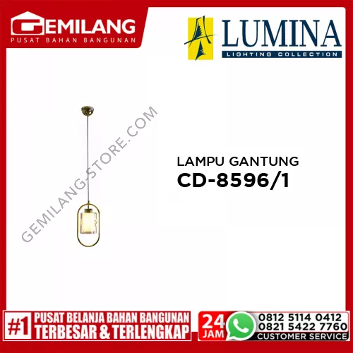 LAMPU GANTUNG CD-8596/1 GD