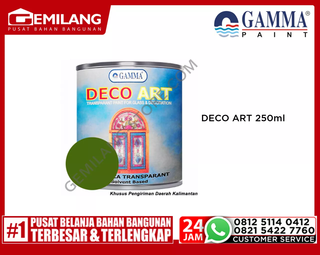 GAMMA DECO ART LIGHT GREEN 250ml