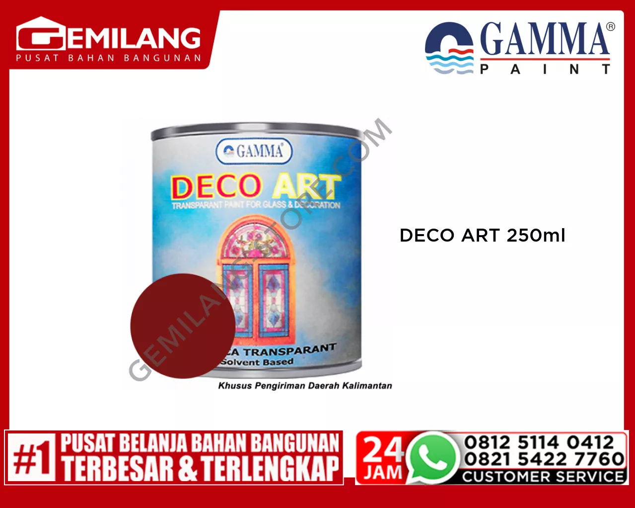 GAMMA DECO ART CARMINE 250ml