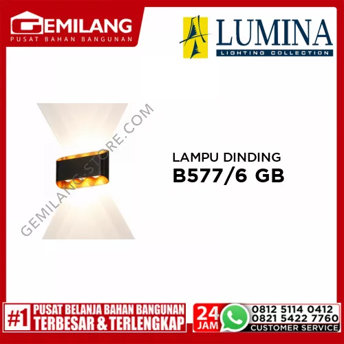 LAMPU DINDING B577/6 GB-3000K