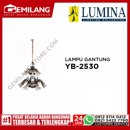 LAMPU GANTUNG YB-2530/8+4+3 FGD