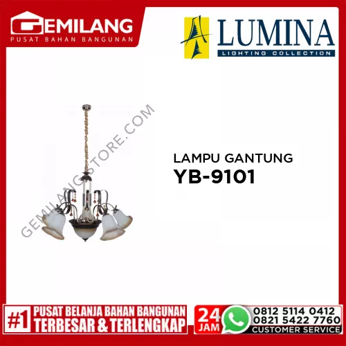 LAMPU GANTUNG YB-9101/5+1 FGD