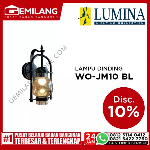 LAMPU DINDING WO-JM10 BLK