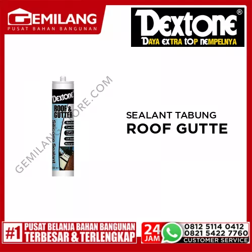 DEXTONE SEALANT TABUNG ROOF GUTTER WHITE