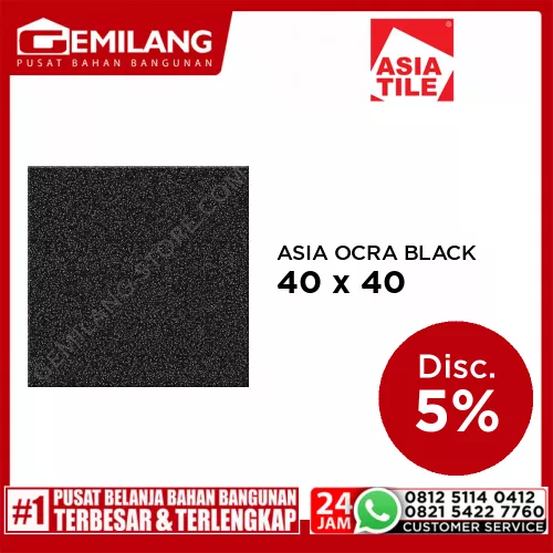 ASIA OCRA BLACK 40 x 40