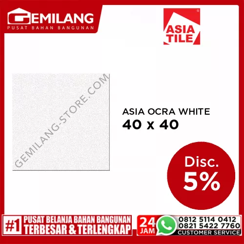 ASIA OCRA WHITE 40 x 40