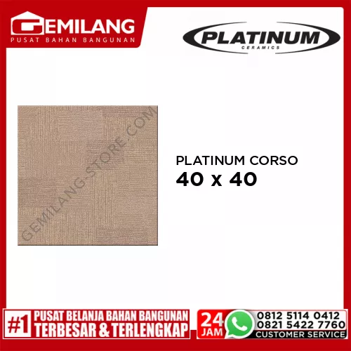 PLATINUM CORSO BROWN 40 x 40
