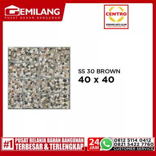 CENTRO SS 30 BROWN 40 x 40