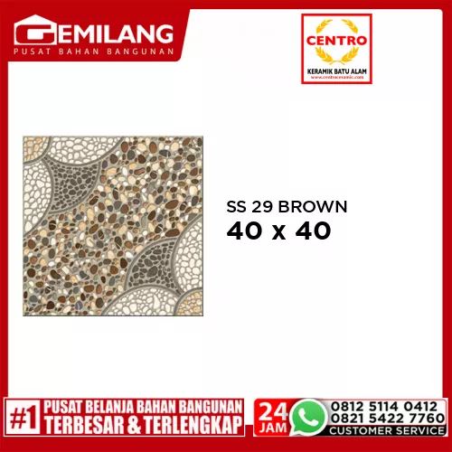 CENTRO SS 29 BROWN 40 x 40